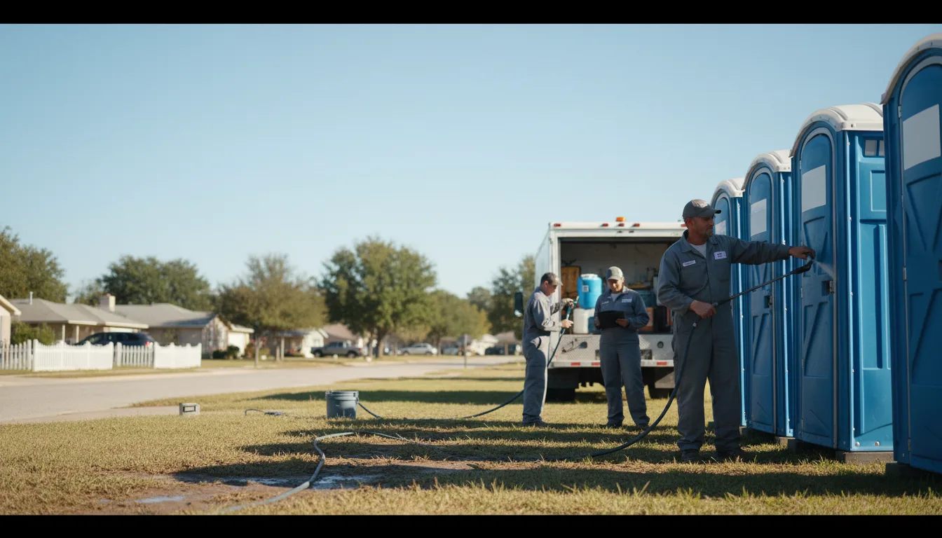 Long-Term Portable Toilet Rental in Sun, LA near me